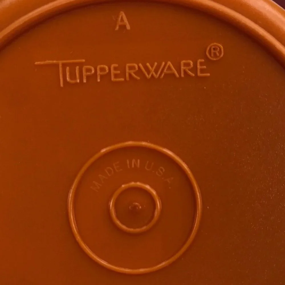 Tupperware Little Wonder Bowls Set of 3 #1286 USA Vintage Autumn Harvest